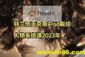 特兰悟天克斯iPad板绘人物系统课2023